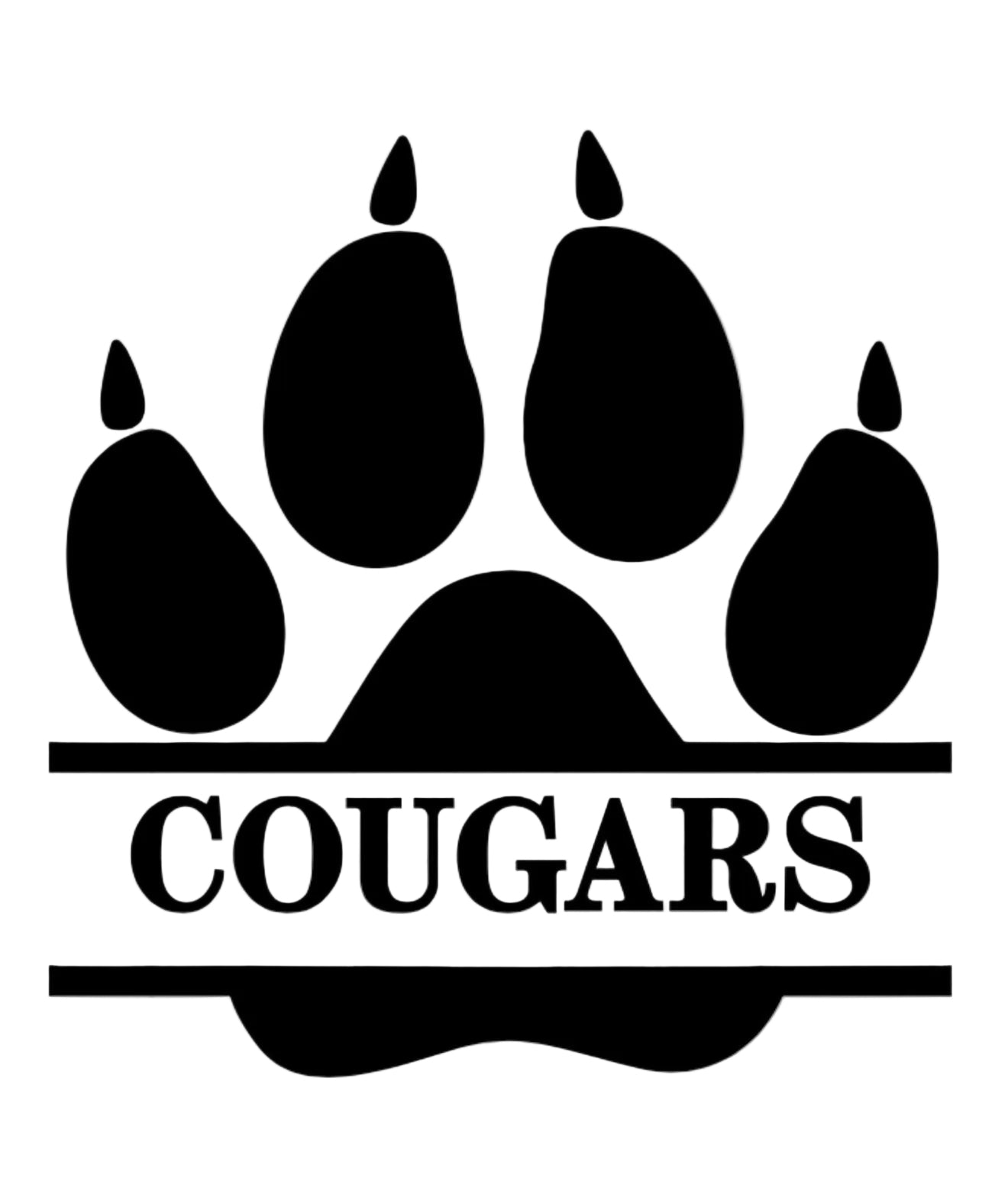 Decal 4in tall