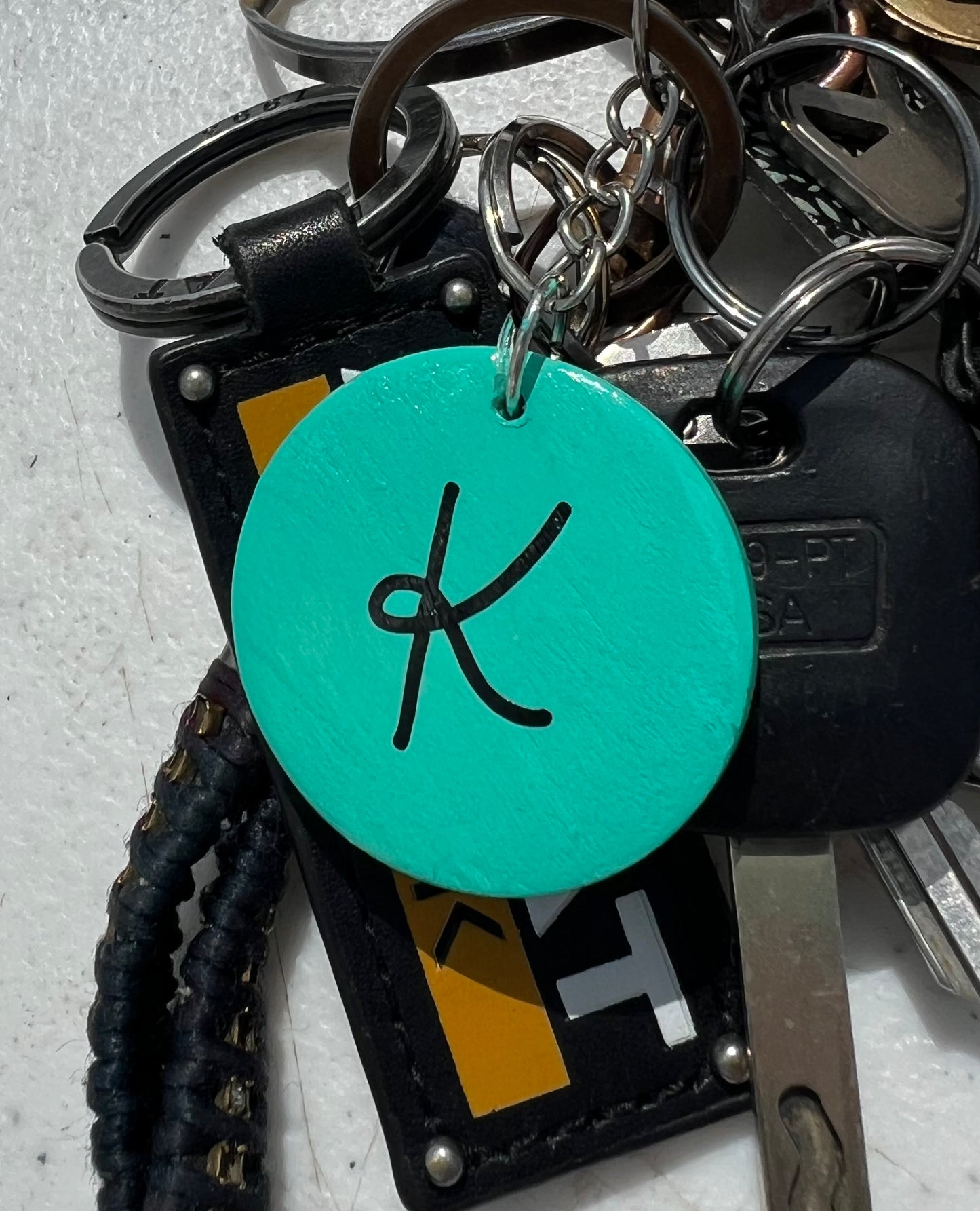 Handmade Wood Keychain